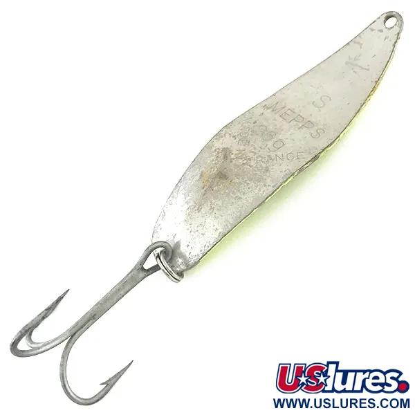 Mepps Syclops 3 Skeddrag, Chartreuse/Silver, 26g, lysande, #9090