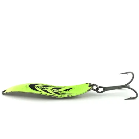 Mepps Syclops 3 Skeddrag, Chartreuse/Silver, 26g, lysande, #9090