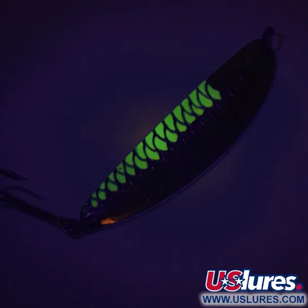 Acme Side-winder Skeddrag, Nickel/Grön, 14g, UV-reaktivt, #9097