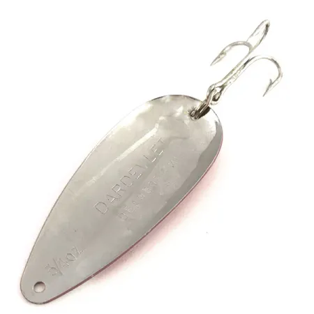 Dardevle Dardevlet Skeddrag, Röd/Vit/Nickel, 21g, Hamrad, #9140