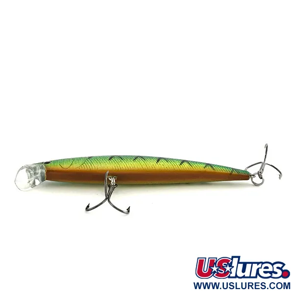 Matzuo Phantom Minnow Wobbler, Green Tiger, 9g, Suspending, #9148