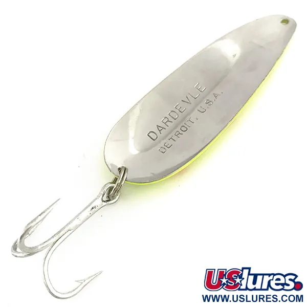 Eppinger Dardevle UV Skeddrag, Gul/Röd/Nickel, 28g, UV, #9163