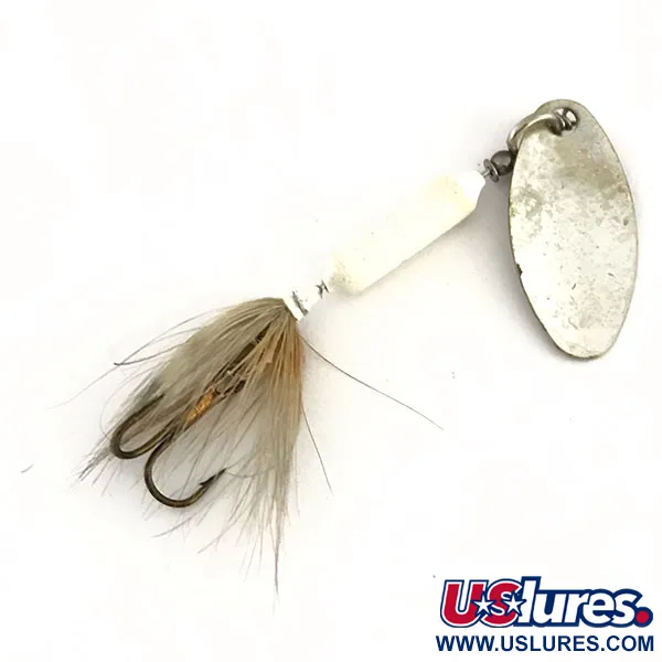 Yakima Bait Worden’s Original Rooster Tail, Vit/Silver, 3,6g, Spinnare #9170