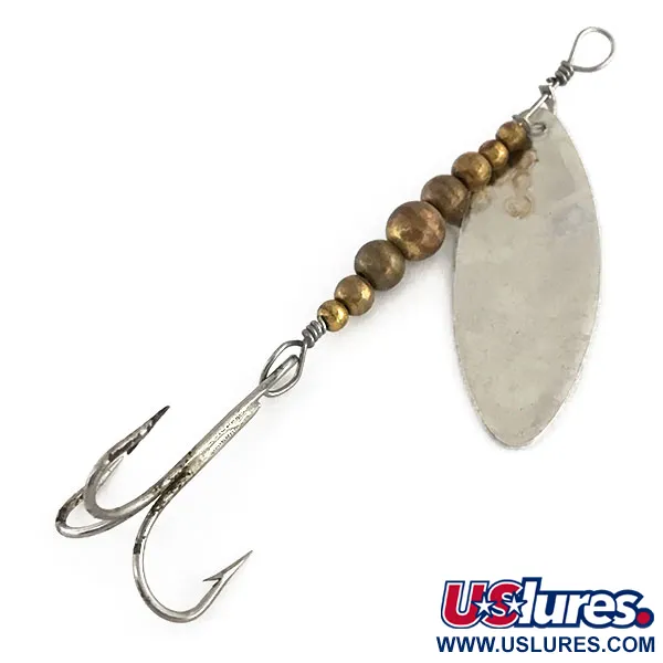 Renosky Lures Swiss Swing Spinnare, Silver/Mässing, 4g, Fjäll, #9171