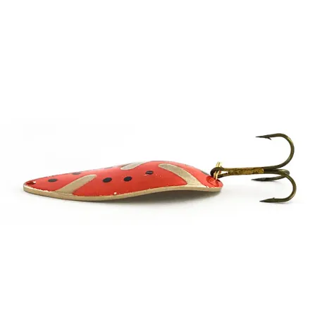 Seneca Little Cleo (Hula Girl) Skeddrag, Röd / Guld, 21g, Vintage, #9173
