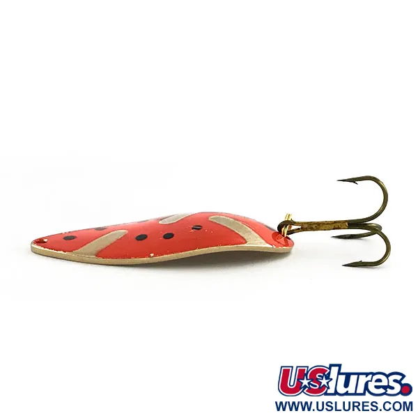 Seneca Little Cleo (Hula Girl) Skeddrag, Röd / Guld, 21g, Vintage, #9173