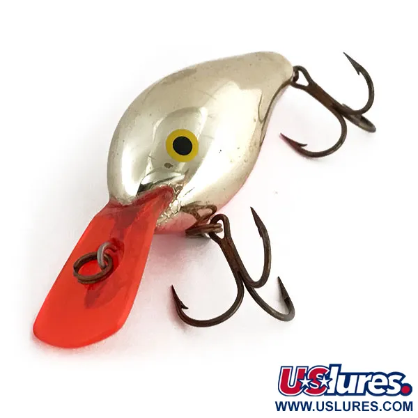 Rapala Fat Rap Wobbler, Silver, 11g, röd sked, #9182