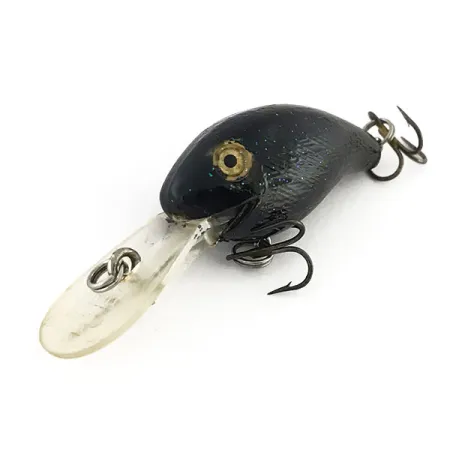 Rebel Deep Teeny R Crankbait, Svart, 7g, Djupgående, #9185