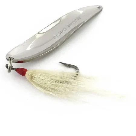 Acme Fiord Spoon Skeddrag, Nickel, 21g, Fjäderkrok, #9216