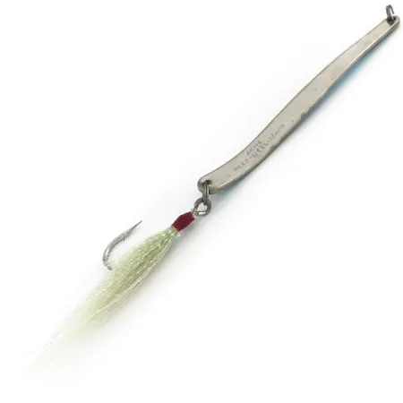 Acme Need-L-EEL Skeddrag, Nickel / Blå, 21g, Dressad krok, #9228