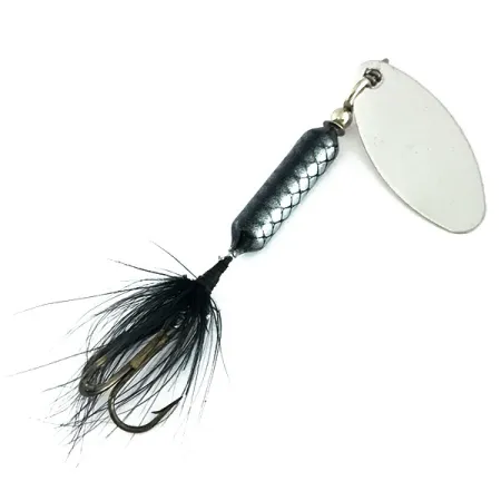 Yakima Bait Worden’s Original Rooster Tail Spinnare, Nickel/Svart, #9263