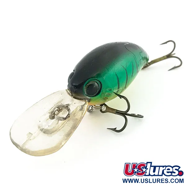 Renegade Lunker Diver Djupgående Wobbler, Green Tiger, 9g, Rassel, #9283
