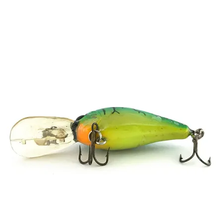 Renegade Lunker Diver Djupgående Wobbler, Green Tiger, 9g, Rassel, #9283