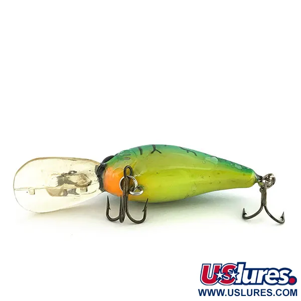 Renegade Lunker Diver Djupgående Wobbler, Green Tiger, 9g, Rassel, #9283