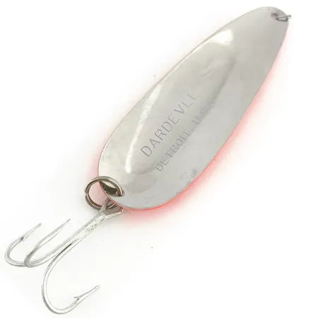 Eppinger Dardevle UV Skeddrag, Orangeröd/Svart/Nickel, 28g, #9289