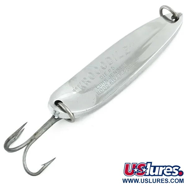 Luhr Jensen Krocodile Die #5 Skeddrag, Nickel, 64g, Långkast, #9291