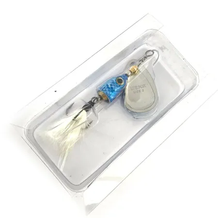 Blue Fox Vibrax Shallow Spinnare, Regnbågsblå, 8g, fjäderkrok, #9296