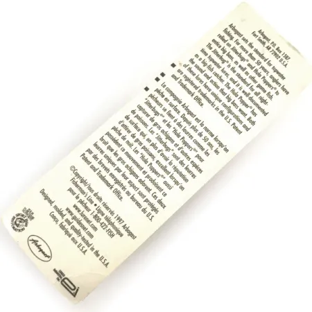 Fred Arbogast Hula Popper Popper, Svart, 10g, Hula-kjol, #9298