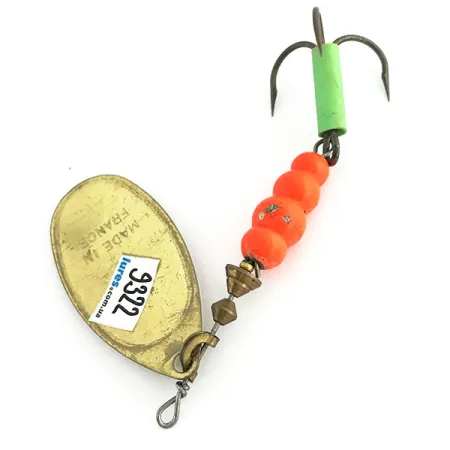 Mepps Aglia 5 UV Spinnare, Guld, 14g, UV-detaljer, #9322