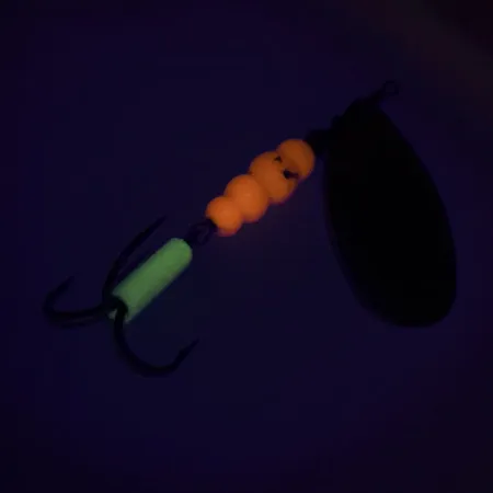 Mepps Aglia 5 UV Spinnare, Guld, 14g, UV-detaljer, #9322