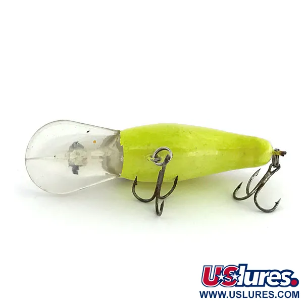 Strike King Pro Model 3XD Crankbait, Brun-Gul, 7g, Rassel, #9313