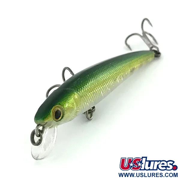 Matzuo Phantom Minnow Wobbler, Rainbow Green, 4g, Suspending, #9474