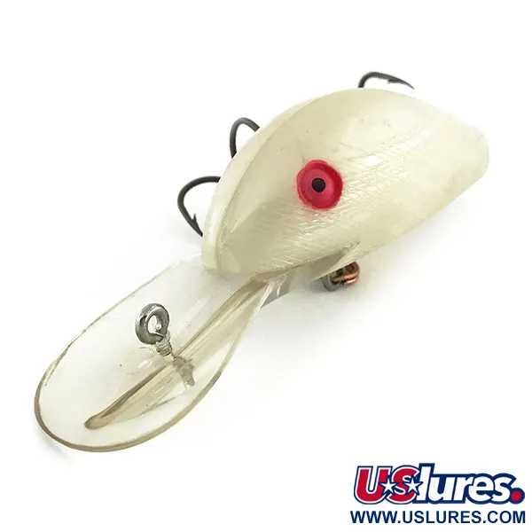 Norman Deep Runner Wobbler, White Pearl, 17g, Djupgående, #9333