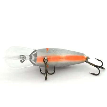 Bandit 200 Djupgående Crankbait, Silver-Orange, 8,5g, Rassel, #9351