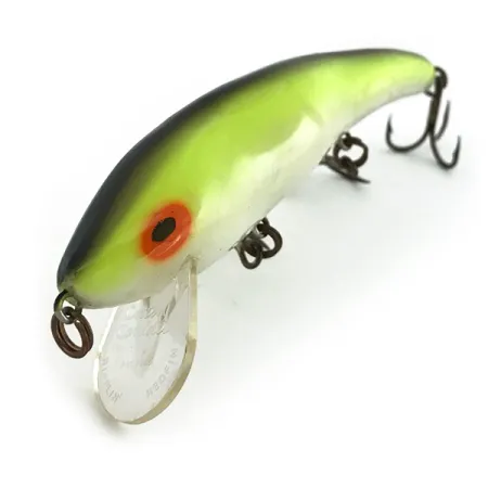 Cotton Cordell Ripplin Red Fin Wobbler, Lime/Pärla, 10.6g, Grund, #9354
