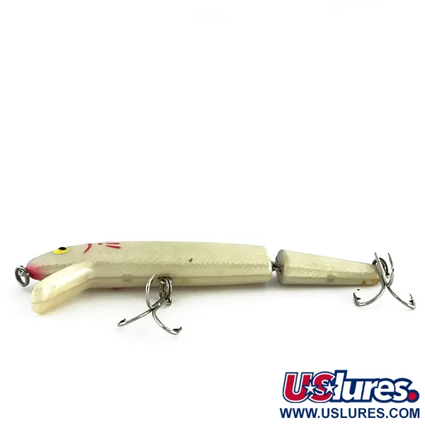 Cotton Cordell Red Fin Jointed Bete, White Pearl, 10.5g, ledat, #9382