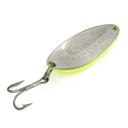 Eppinger Dardevle Devle Dog 5200 Skeddrag, Nickel/Chartreuse, 7g, #9384