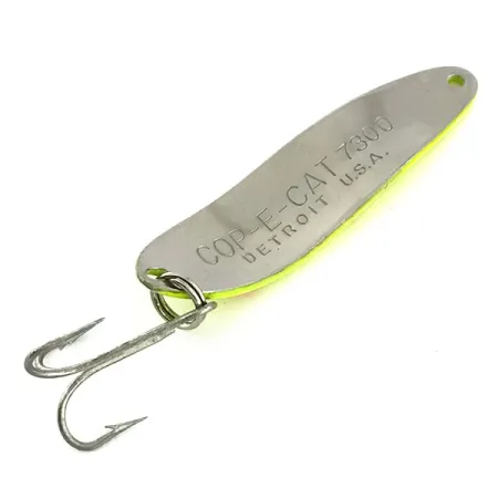 Eppinger Dardevle Cop-E-Cat 7300 UV Skeddrag, Chartreuse/Röd, 10g, #9386