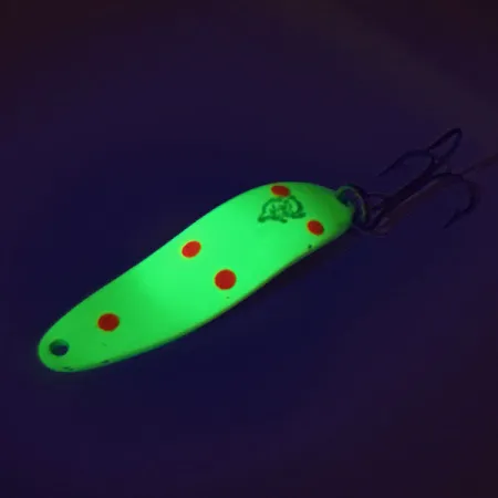 Eppinger Dardevle Cop-E-Cat 7300 UV Skeddrag, Chartreuse/Röd, 10g, #9386