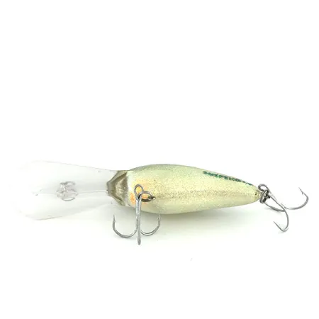 Norman DD22 HD Crankbait, Vit/Grön-glittrig, 28g, Svävande, #9395