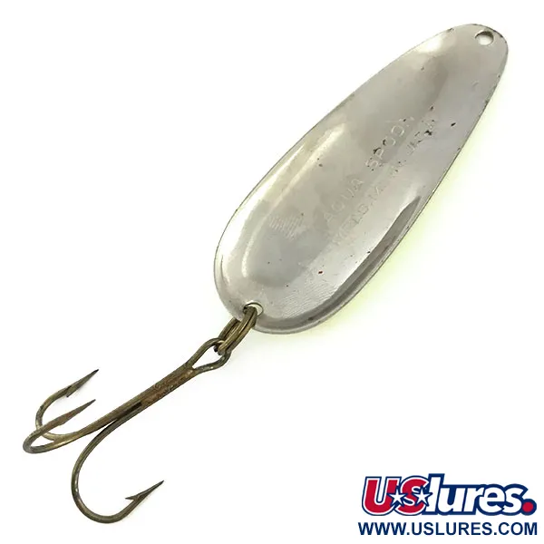 Nebco Aqua Spoon UV Skeddrag, Gul/Röd/Nickel, 14g, UV, #9421