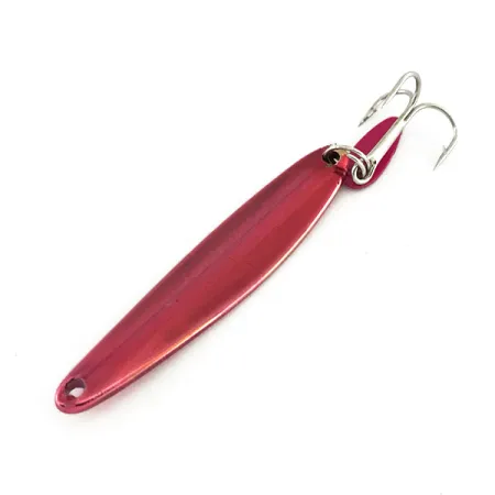 Bay de Noc Swedish pimple Vertikalpirk, Red Metallic, 7g, #9443