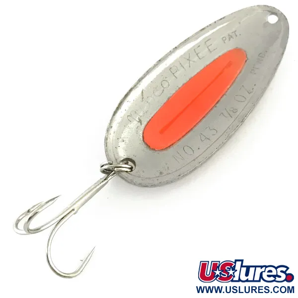 Nebco Pixee UV Skeddrag, Hamrad nickel/Rosa, 24g, UV-insats, #9460