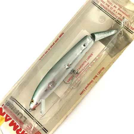 Bill Norman Jointed Ledat Drag, Mirror Silver / Grön, 21g, #9471