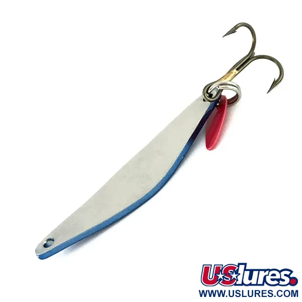 Bay de Noc Do-Jigger Skeddrag, Nickel / Blå, 5g, Lockfena, #9491