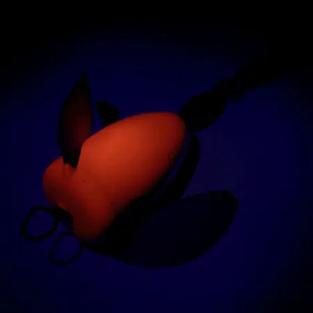 Shur Strike Spin-n-Glo Spinnbete, Rosa, 7g, UV-reaktiv, #9523