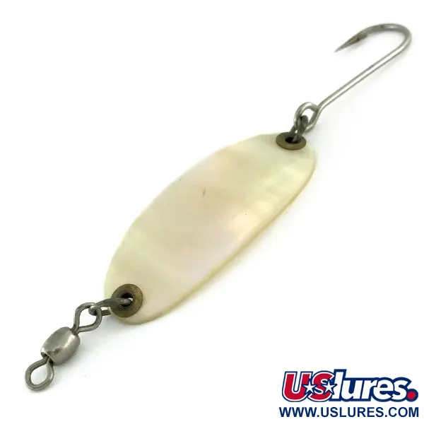 Pflueger Wobbler Spoon Skeddrag, Pärlemor, 5,5g, Vintage, #9526