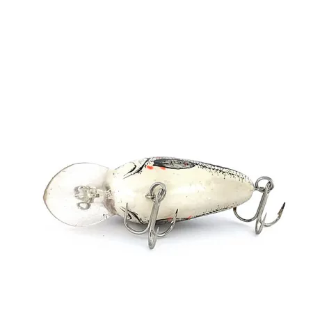 Bomber Fat A B04F Crankbait, Silver/Svart, 5.5g, Djupgående 1.8m, #9549