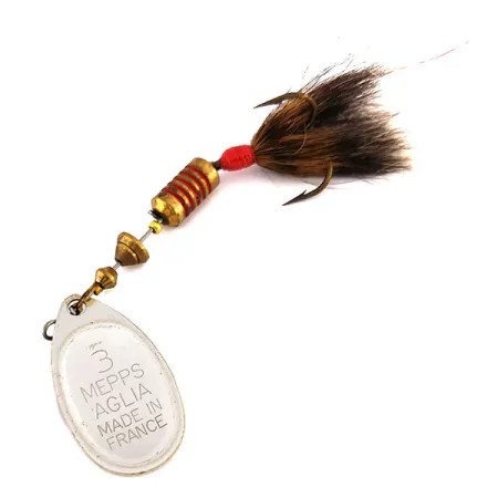 Mepps Aglia 3 dressed Spinnare, Öring, 7.3g, Ekorrsvans, #9553
