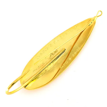 Weedless Johnson Silver Minnow Skeddrag, Guld, 31g, Vasskydd, #9554