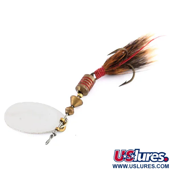 Mepps Aglia 2 dressed (squirrel tail) Spinnare, Silver, 4,7g, #9563