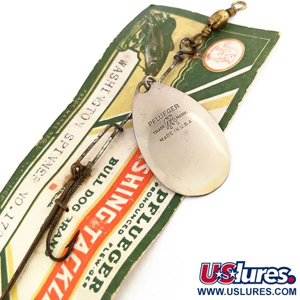 Pflueger Washington Spinner №1792 Spinnare, Nickel, 4g, Bull Dog, #9565