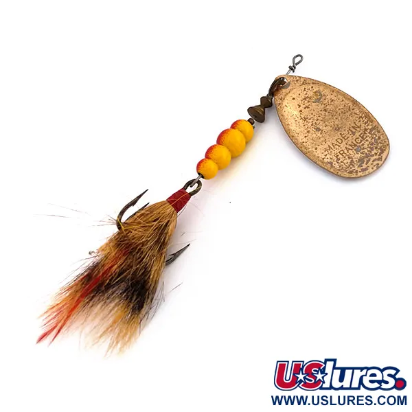 Mepps Aglia 5 Dressed Spinnare, Koppar, 14g, Ekorrhår, #9590