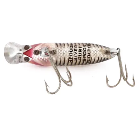 Heddon River Runt Spook Floating Bete, Silver/Röd, 12g, #9596