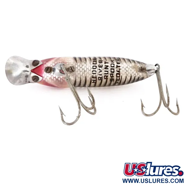 Heddon River Runt Spook Floating Bete, Silver/Röd, 12g, #9596