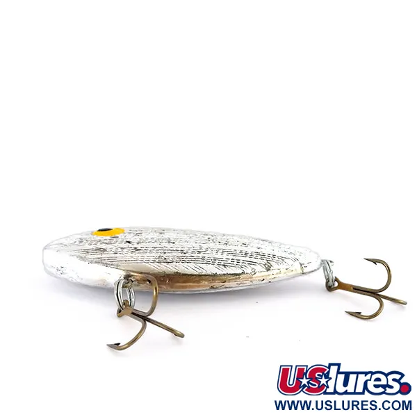 Rebel Wiggle Shad Sjunkande Rattlebait, Silver, 7g, Vintage, #9603